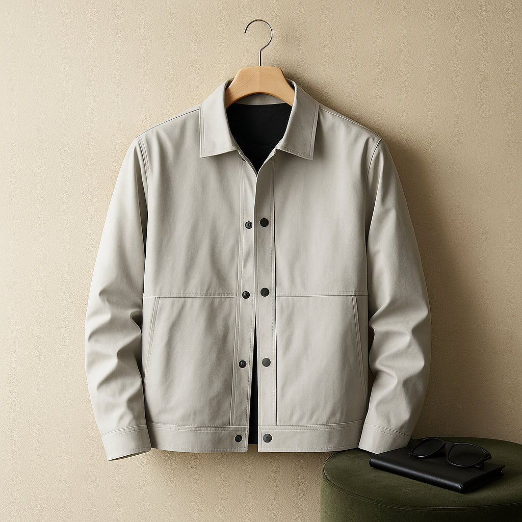 Jaqueta Masculina Casual com Gola.