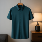 Camisa Masculina em Seda Gelada.