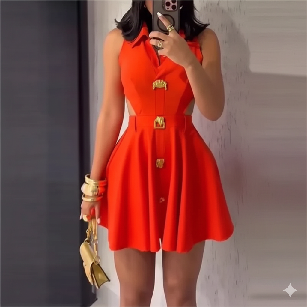 Vestido Eleganza Brillante.