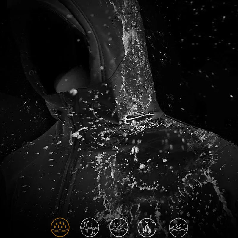 Jaqueta Masculina Softshell para Atividades ao Ar Livre.