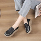 Mocassim Feminino em Couro Anatômico Premium.