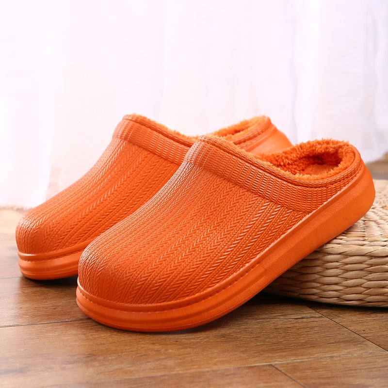 Pantufa Feminina de Inverno Antiderrapante com Forro de Pelúcia.