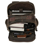 Mochila Masculina em Couro Legítimo com Design Robusto e Sofisticado