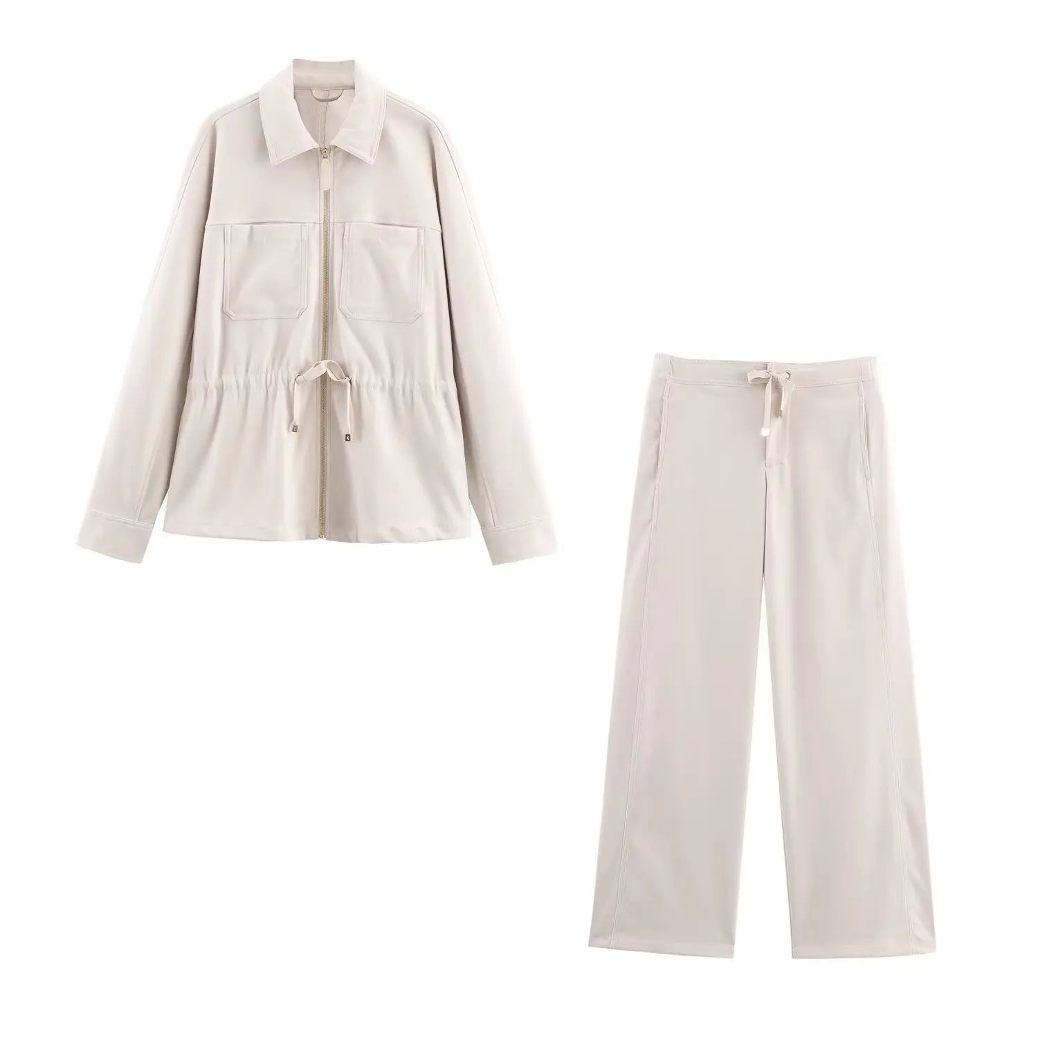 Garb Alta Moda – Conjunto Feminino Casaco e Calça de Luxo.