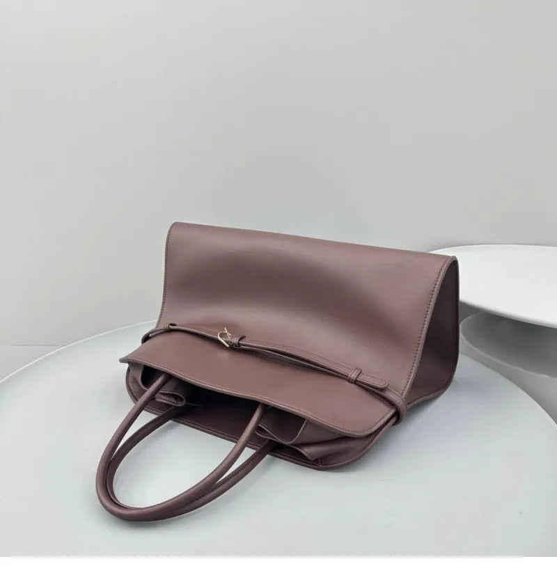 Bolsa de Viagem Feminina em Camurça Sintética de Luxo