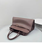 Bolsa de Viagem Feminina em Camurça Sintética de Luxo