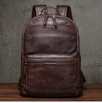 Mochila Masculina em Couro Premium.