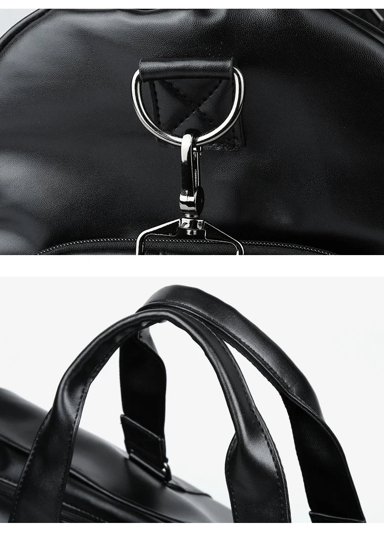 Bolsa Masculina de Viagem em PU Rígido.