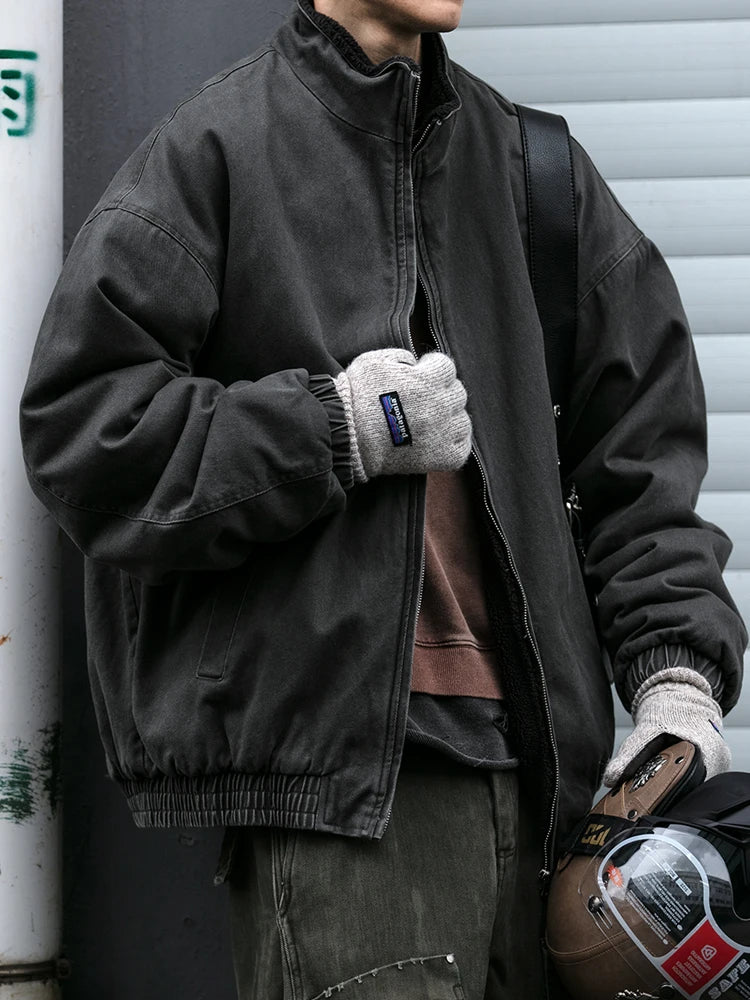 Jaqueta Japonesa Vintage De Lã Polar Masculina.