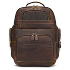 Mochila Masculina em Couro Legítimo com Design Robusto e Sofisticado