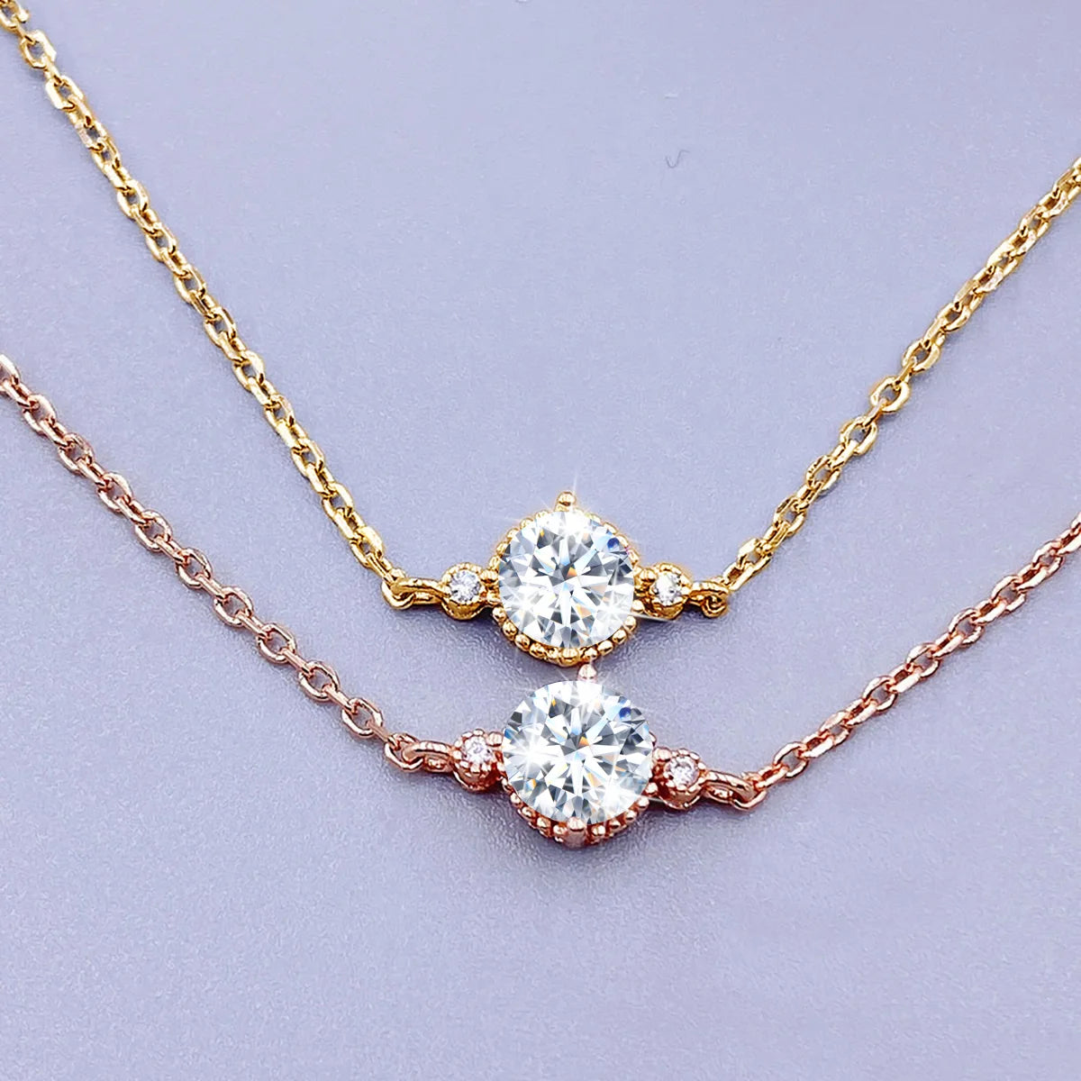 Pulseira Feminina em Prata 925 com Moissanite.