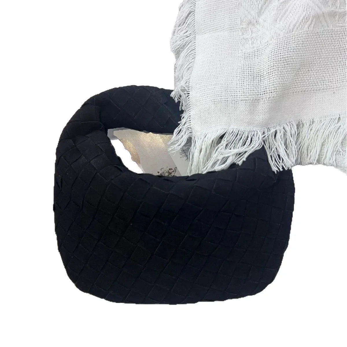 Bolsa Feminina de Seda e Couro Sintético com Design Sofisticado e Funcional