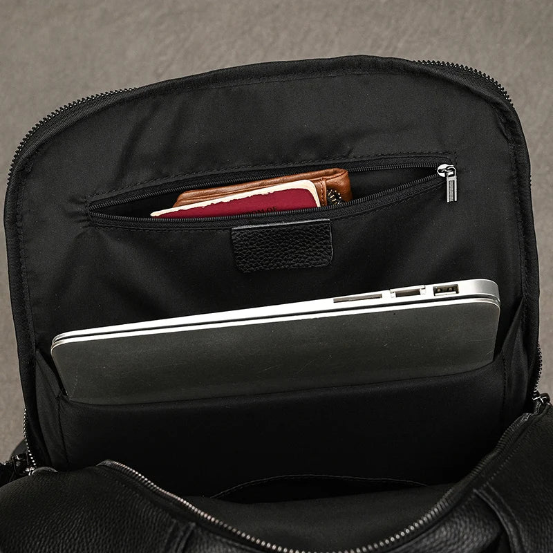 Mochila Masculina em Couro Legítimo