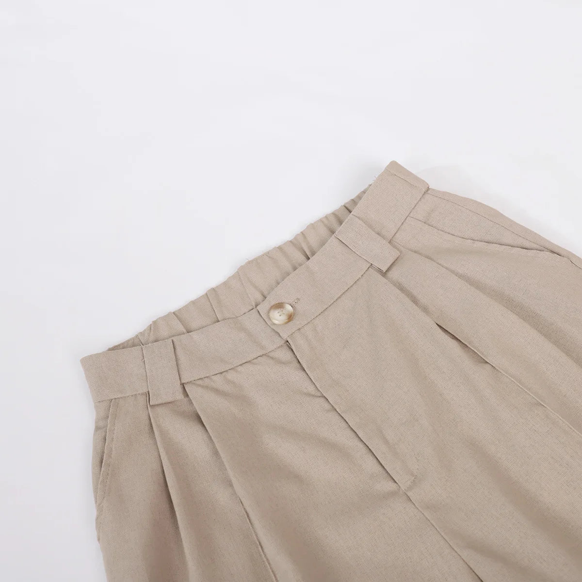 Garb Eleganza Bassa – Conjunto Feminino de Colete Sem Mangas e Calça de Cintura Baixa Primavera/Verão