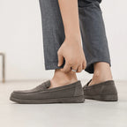 Mocassim Masculino Slip-On em Material Premium Leve com Solado em Borracha Antiderrapante.
