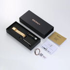 Relógio Feminino Quartzo Retangular Dourado Luxo Casual