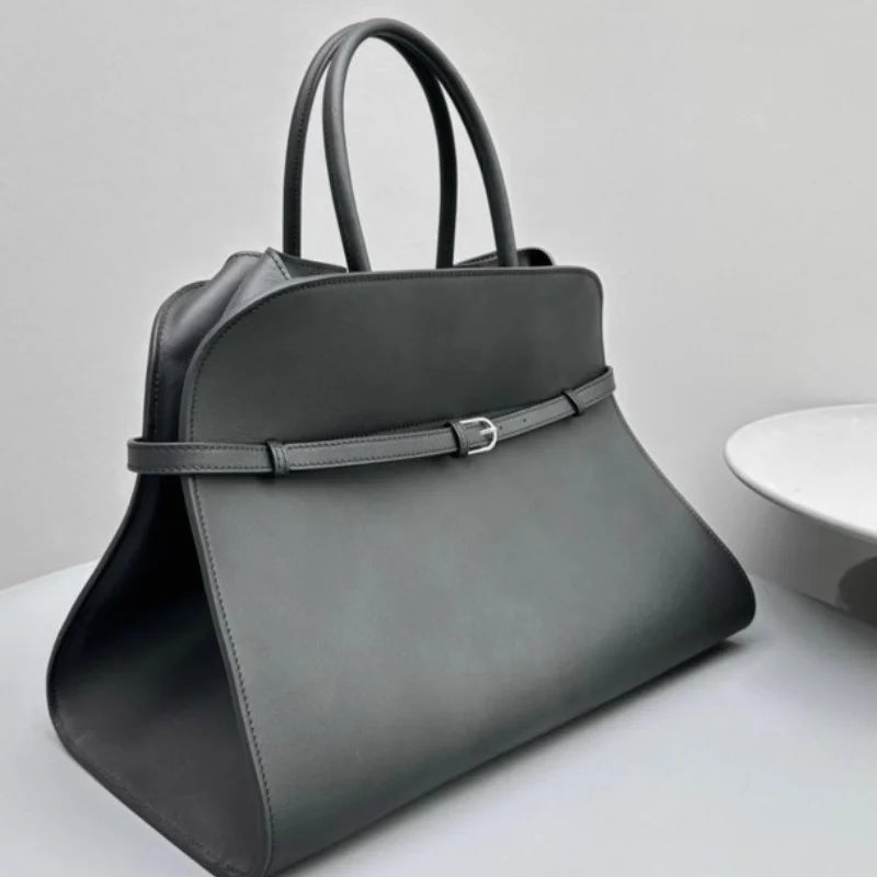 Bolsa de Viagem Feminina em Camurça Sintética de Luxo