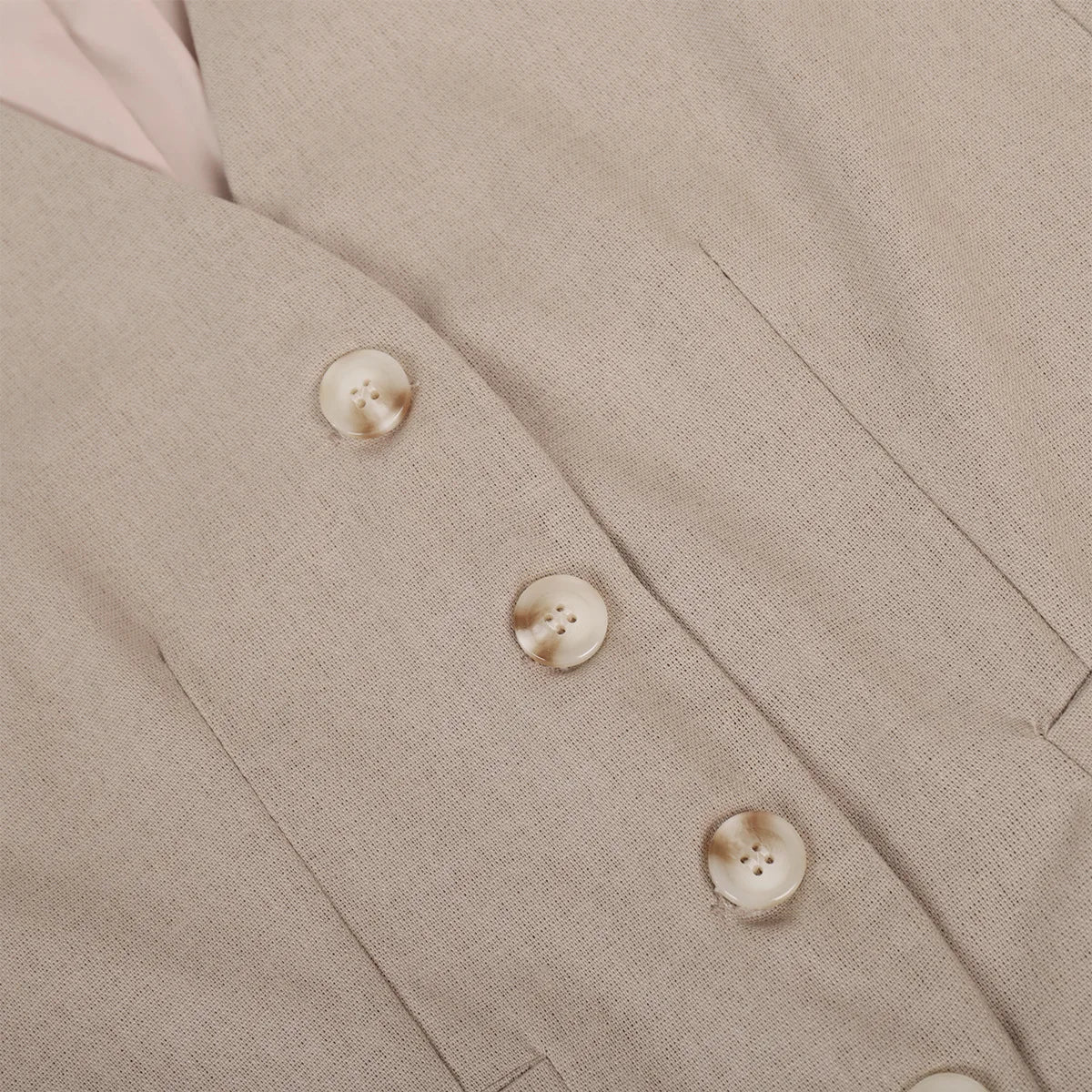 Garb Eleganza Bassa – Conjunto Feminino de Colete Sem Mangas e Calça de Cintura Baixa Primavera/Verão