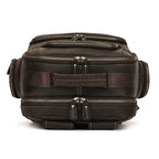 Mochila Masculina em Couro Legítimo com Design Robusto e Sofisticado