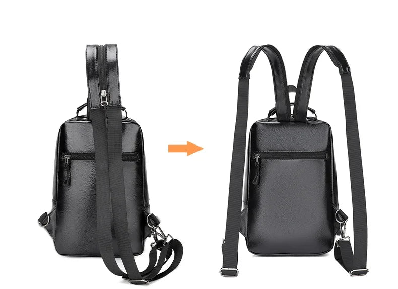 Garb Urbano Weixier – Mochila Unissex Softback em PU Jacquard com Design Moderno e Elegante