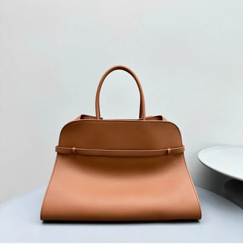 Bolsa de Viagem Feminina em Camurça Sintética de Luxo