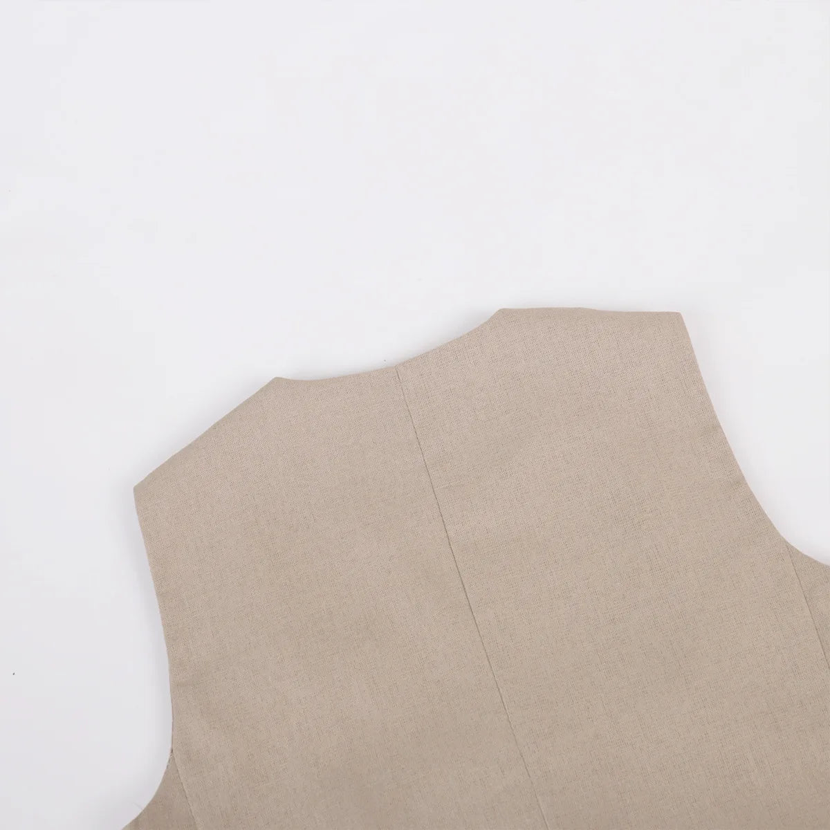 Garb Eleganza Bassa – Conjunto Feminino de Colete Sem Mangas e Calça de Cintura Baixa Primavera/Verão