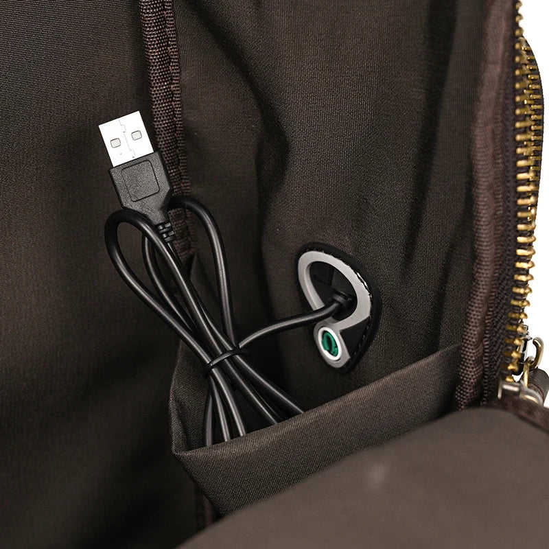 Mochila Masculina em Couro Legítimo com Design Robusto e Sofisticado