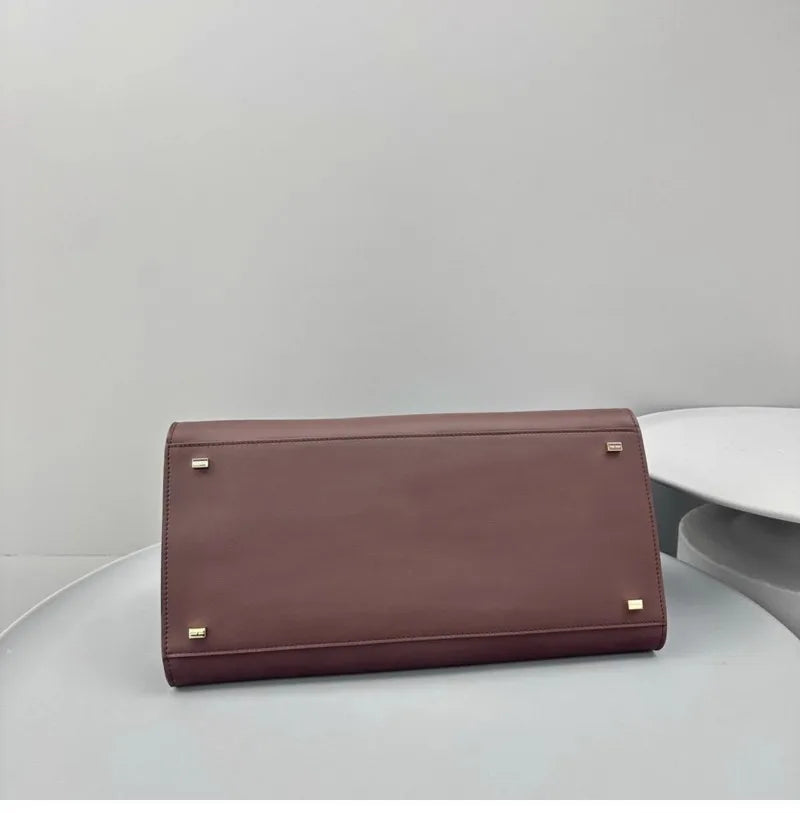 Bolsa de Viagem Feminina em Camurça Sintética de Luxo