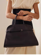 Bolsa de Viagem Feminina em Camurça Sintética de Luxo