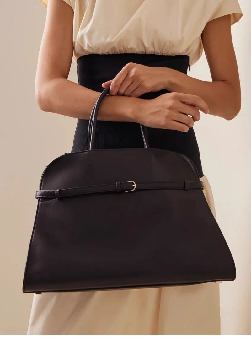 Bolsa de Viagem Feminina em Camurça Sintética de Luxo