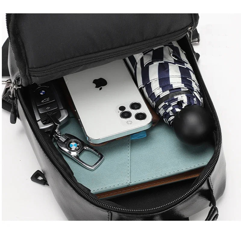 Garb Urbano Weixier – Mochila Unissex Softback em PU Jacquard com Design Moderno e Elegante