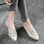 Sandália Feminina em Couro com Design Ortopédico de Luxo