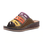 Sandália Ortopédica Feminina de Luxo com Design Ergonômico.