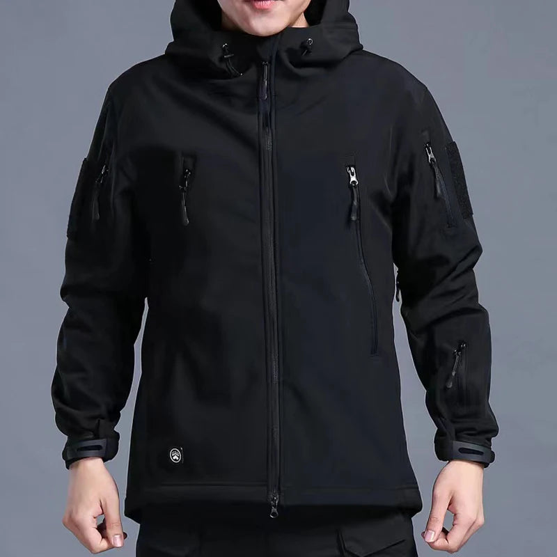 Jaqueta Masculina Softshell para Atividades ao Ar Livre.