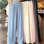 Garb Aria Luminosa – Calça Feminina de Verão em Tecido Fluido e Cintura Elástica.