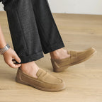 Mocassim Masculino Slip-On em Material Premium Leve com Solado em Borracha Antiderrapante.