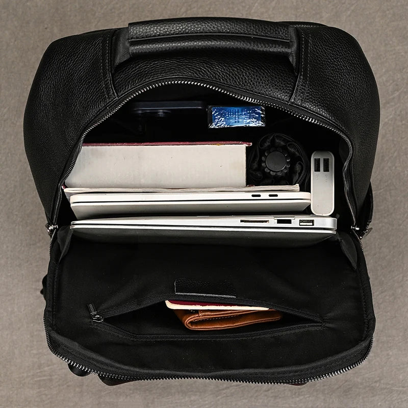 Mochila Masculina em Couro Legítimo