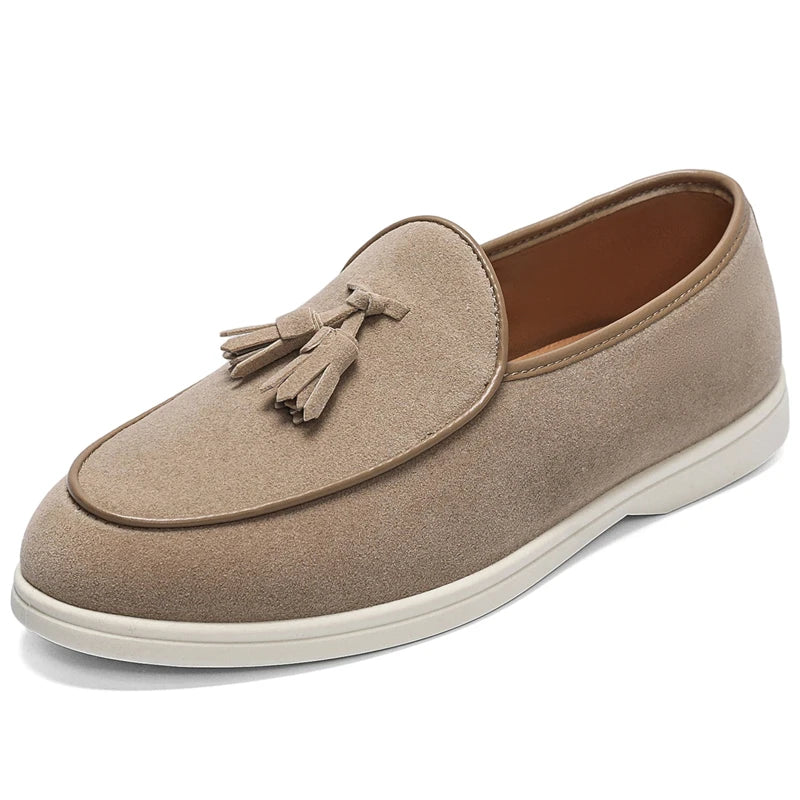 Mocassim Masculino Slip-On Multicolorido em Borracha e Tecido Premium.