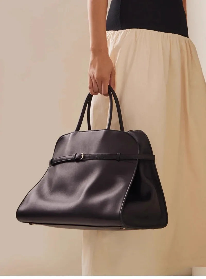 Bolsa de Viagem Feminina em Camurça Sintética de Luxo