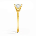 Garb Eterna Luce – Anel Feminino Solitário de Moissanite em Ouro 14K.
