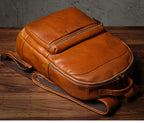 Mochila Masculina em Couro Premium.