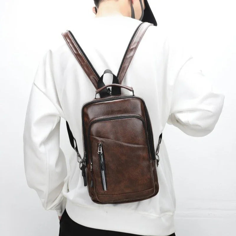 Garb Urbano Weixier – Mochila Unissex Softback em PU Jacquard com Design Moderno e Elegante