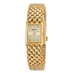 Relógio Feminino Quartzo Retangular Dourado Luxo Casual