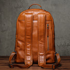 Mochila Masculina em Couro Premium.