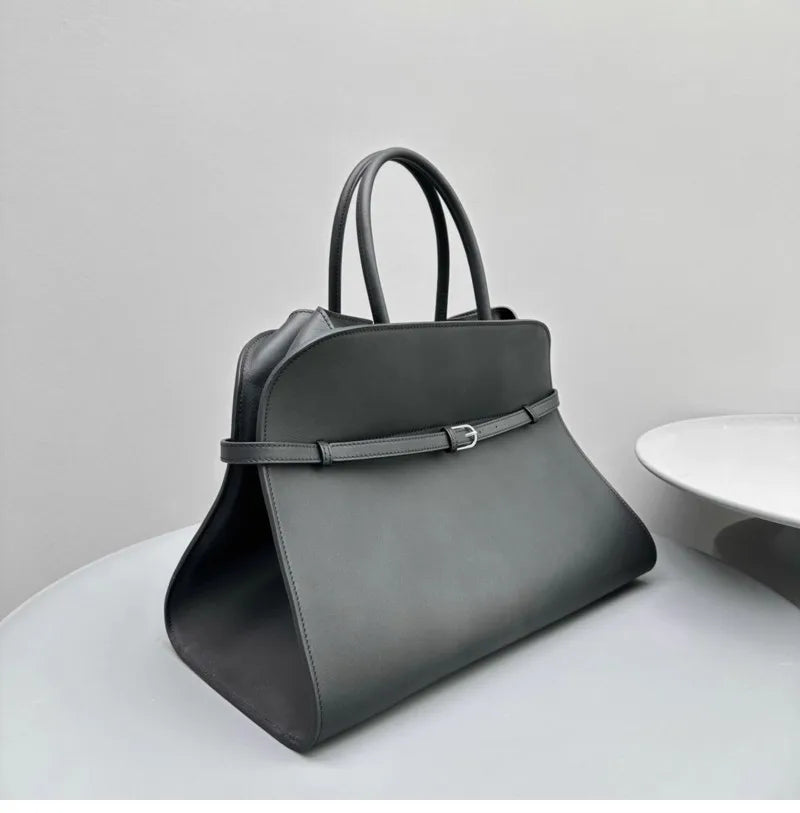 Bolsa de Viagem Feminina em Camurça Sintética de Luxo