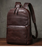 Mochila Masculina em Couro Premium.