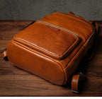 Mochila Masculina em Couro Premium.