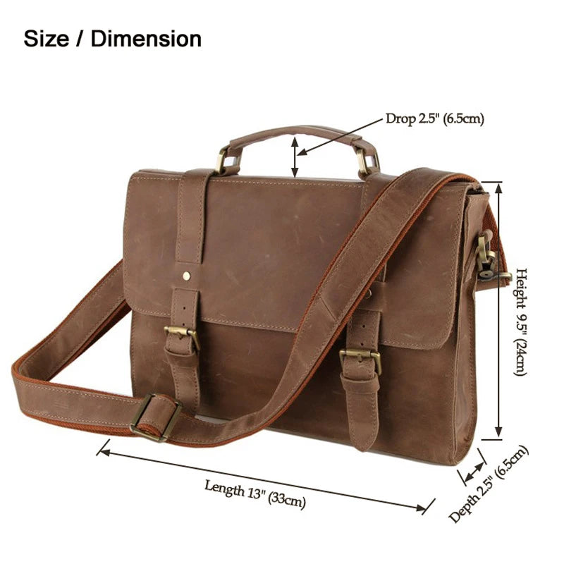 Bolsa Masculina em Couro Legítimo