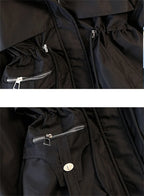 Parka Feminina de Algodão Premium com Capuz Integrado.