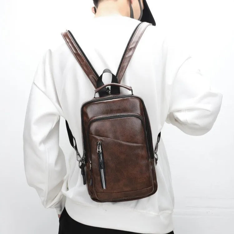 Garb Urbano Weixier – Mochila Unissex Softback em PU Jacquard com Design Moderno e Elegante